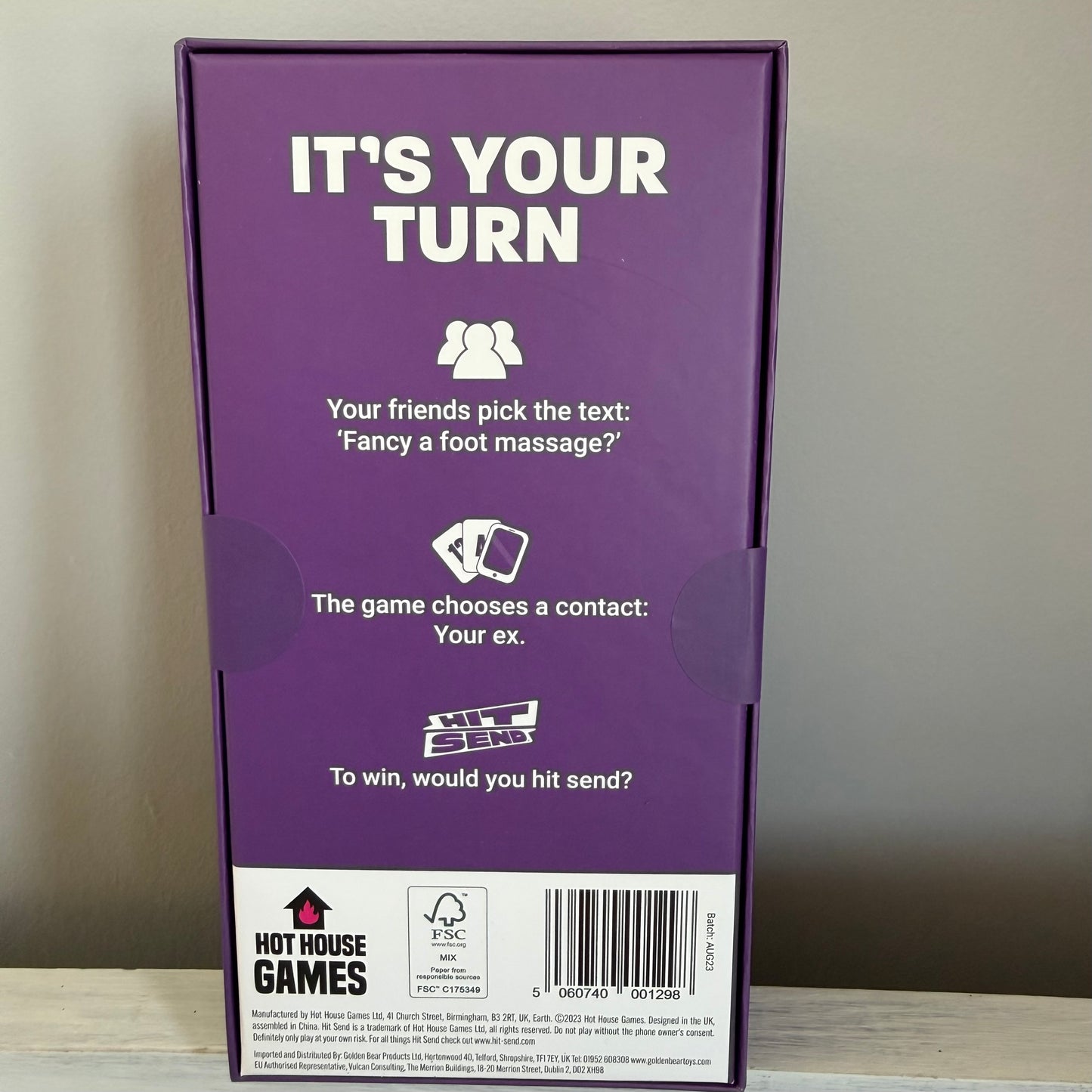 Hit Send Text Roulette Game