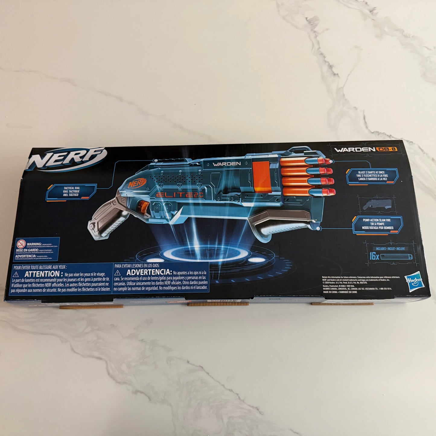 Nerf Elite 2.0 Warden x 16 Bullets