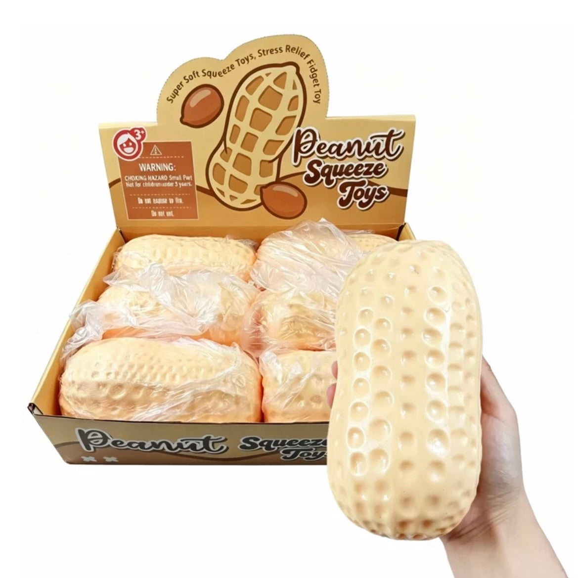 Jumbo Peanut Squishy