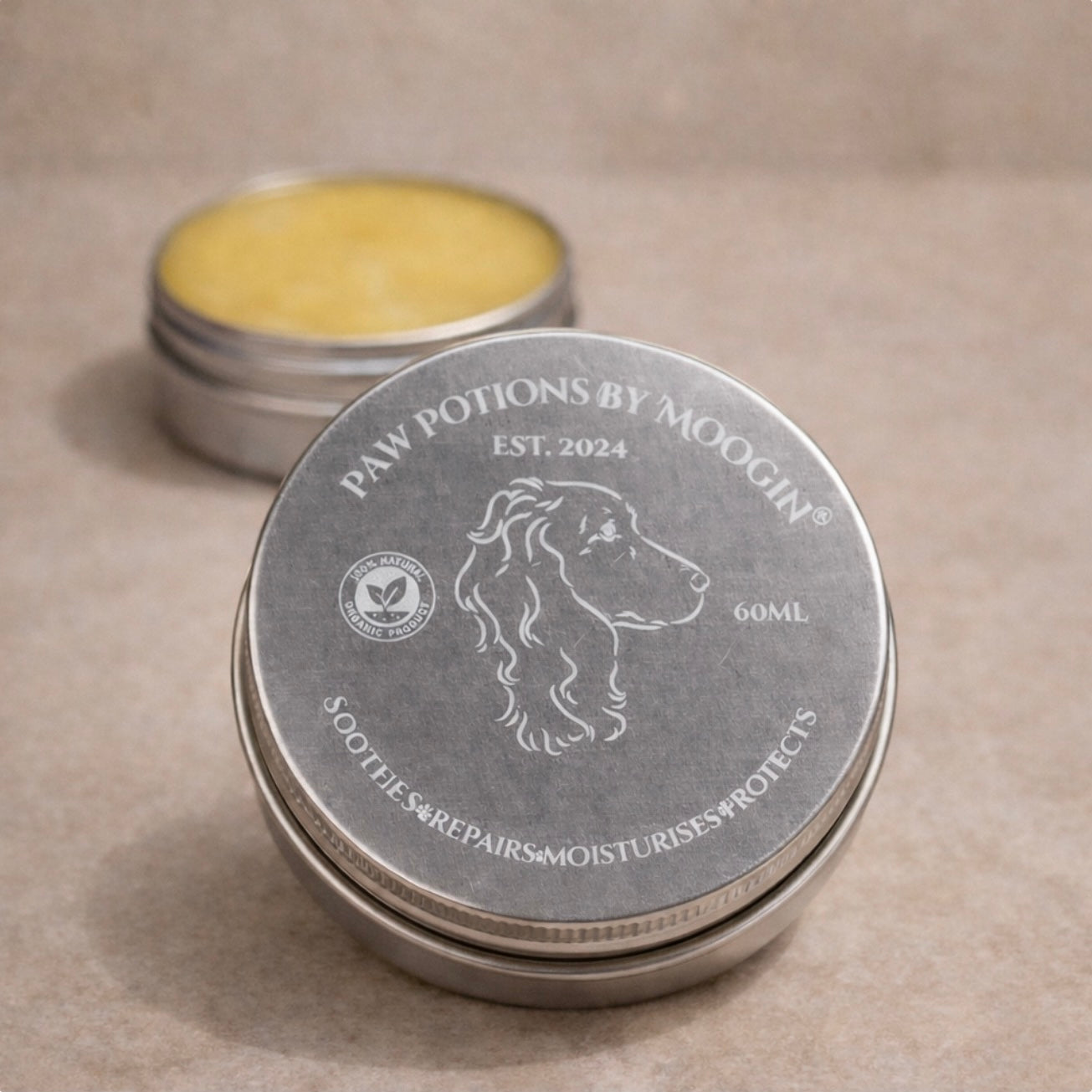 60ml Natural Dog Paw and Nose Balm
