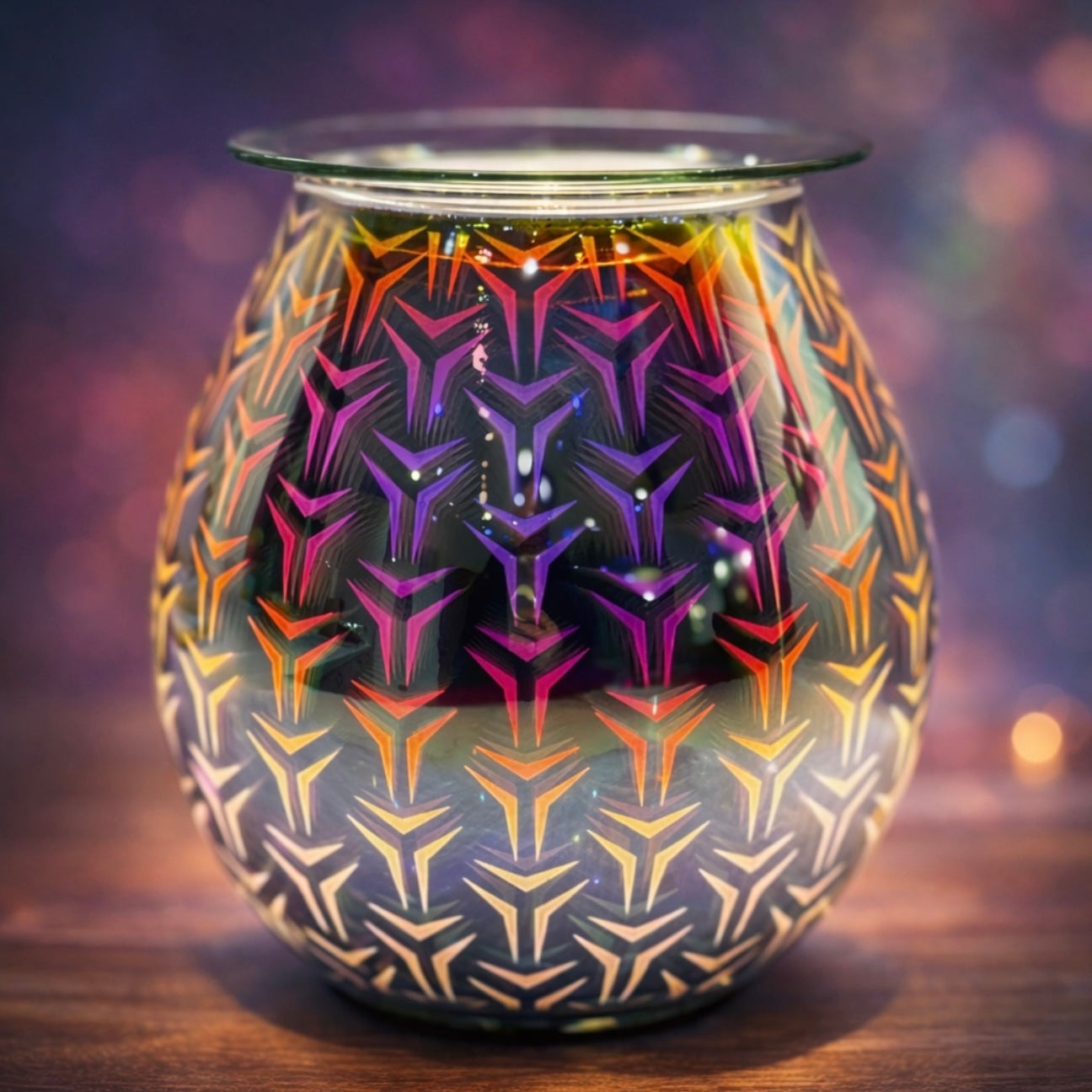 Electric 3D Geometric Wax Warmer