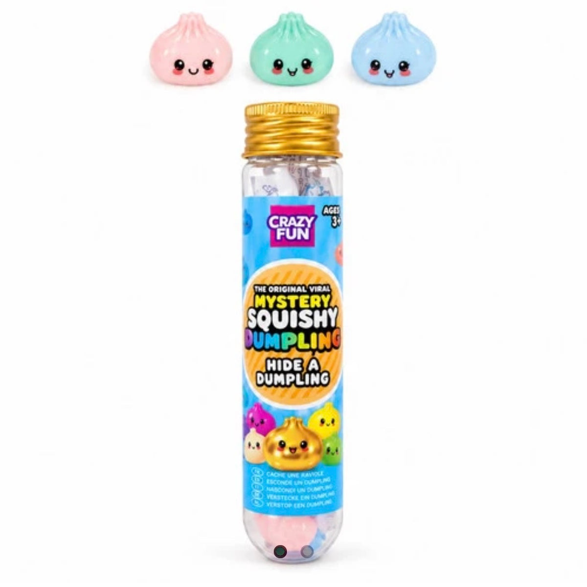 RMS Original Viral Squishy Dumpling - Hide A Resin Dumpling Tube - Pre Order End Of October Delivery