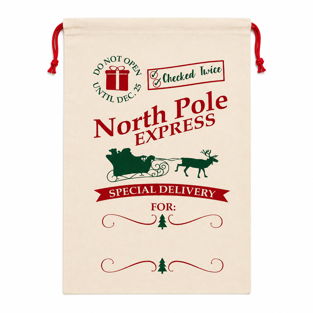 Christmas Santa Sack 75 x 45cm