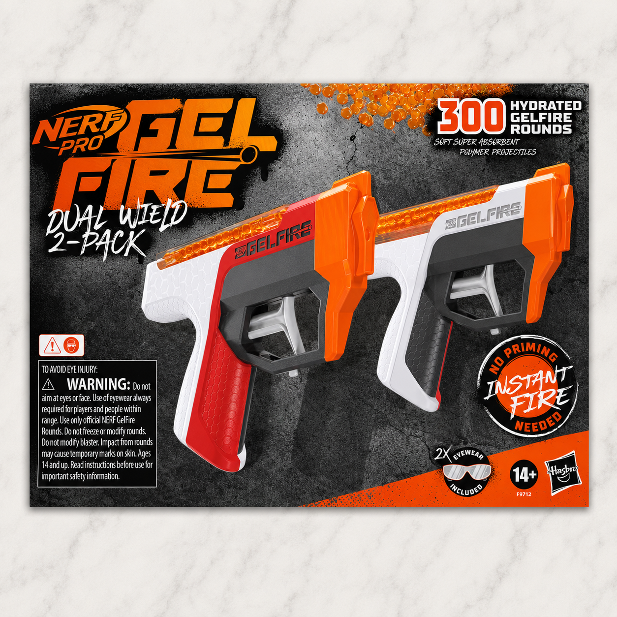 Nerf Pro Gel Fire Duel Wield 2 Pack