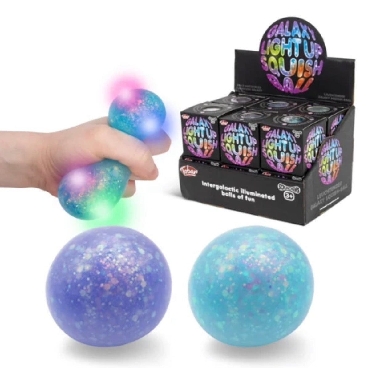 Scrunchems Galaxy Light Up Squishy Ball