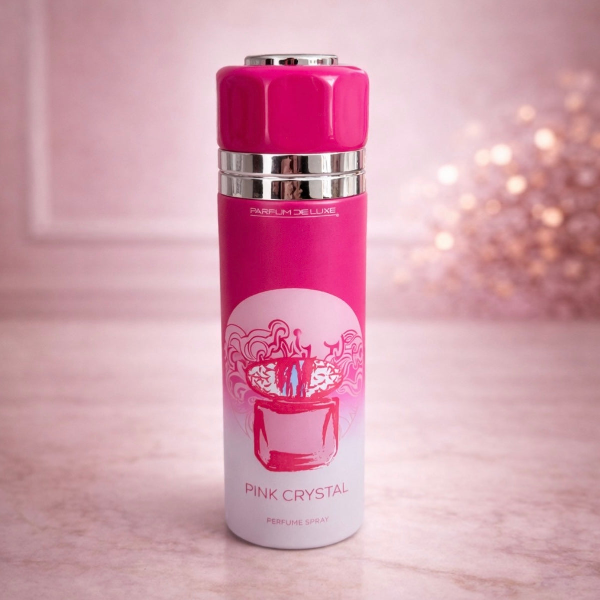 Womens Pink Crystal
