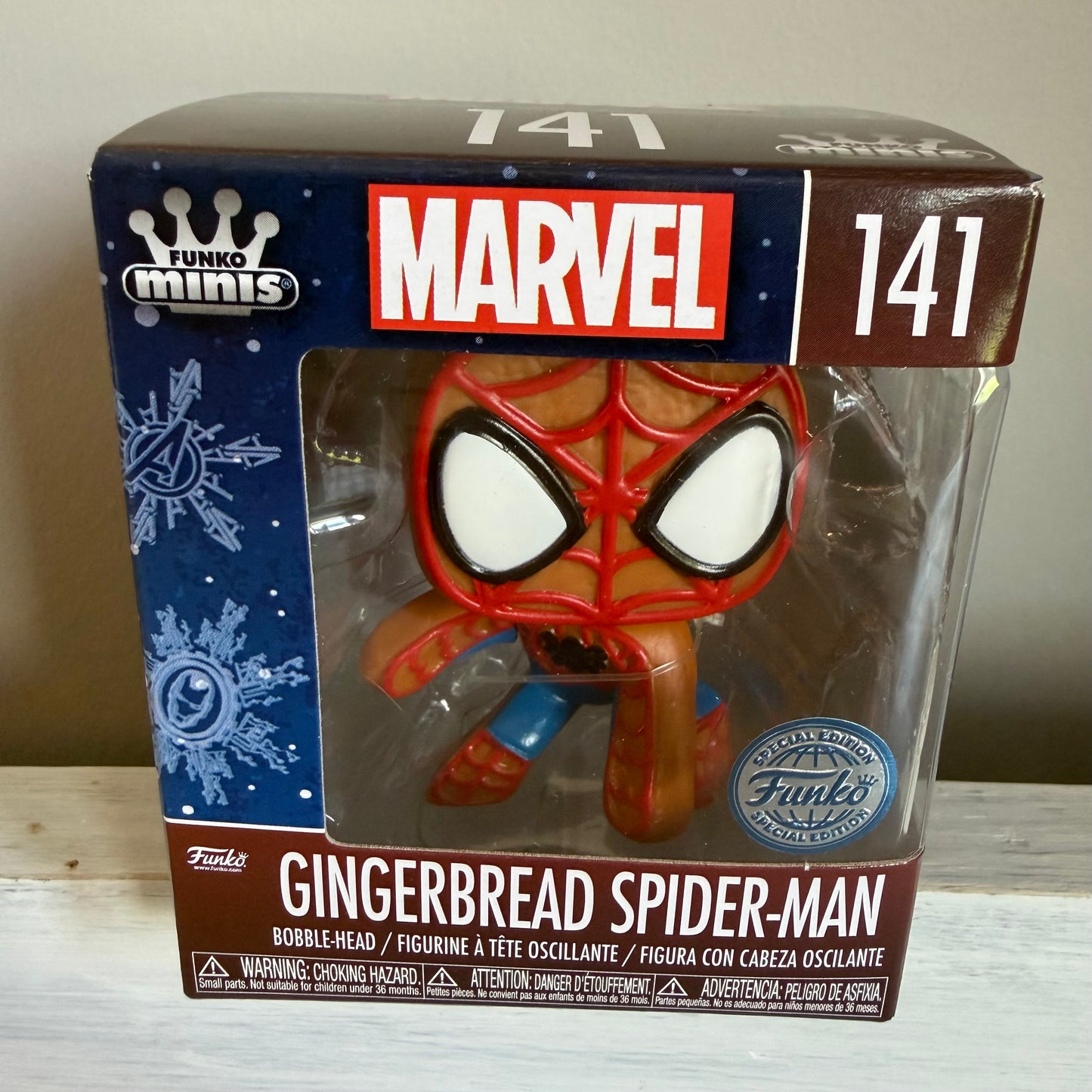 Funko Minis Special Edition Marvel Gingerbread Spider-Man
