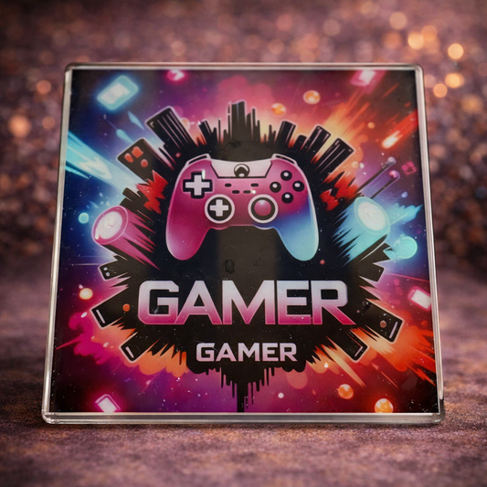 Gamer Glass Coaster