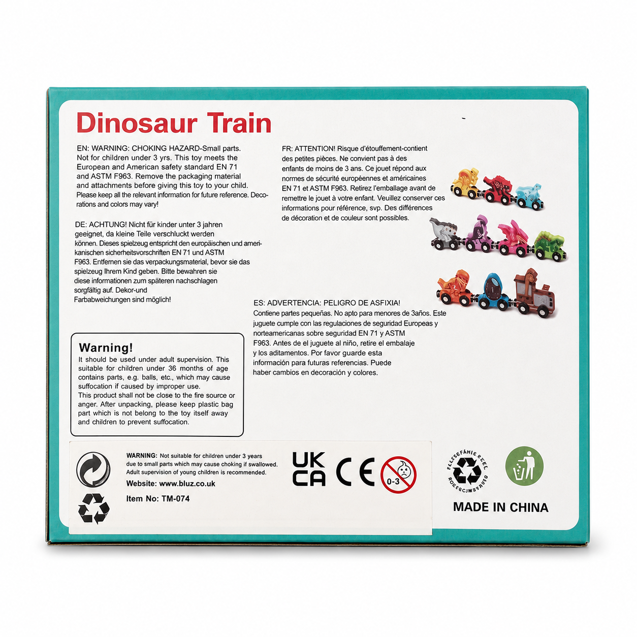 Wooden Dinosaur Train