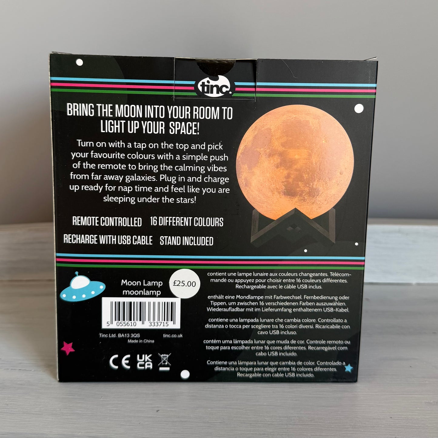 Colour Changing Moon Lamp