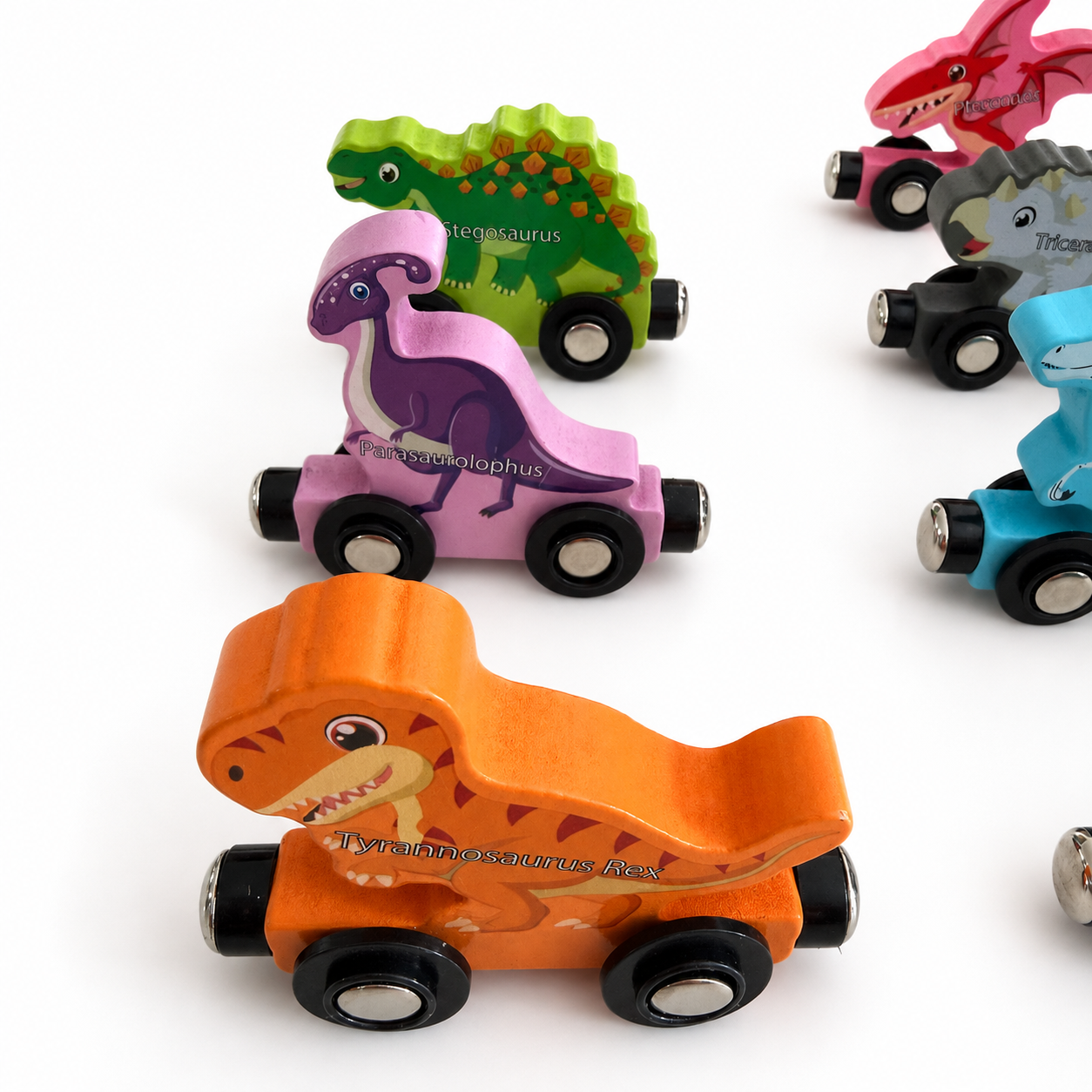 Wooden Dinosaur Train