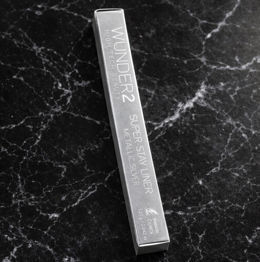 Wunder2 Super Stay Eyeliner Metallic Silver