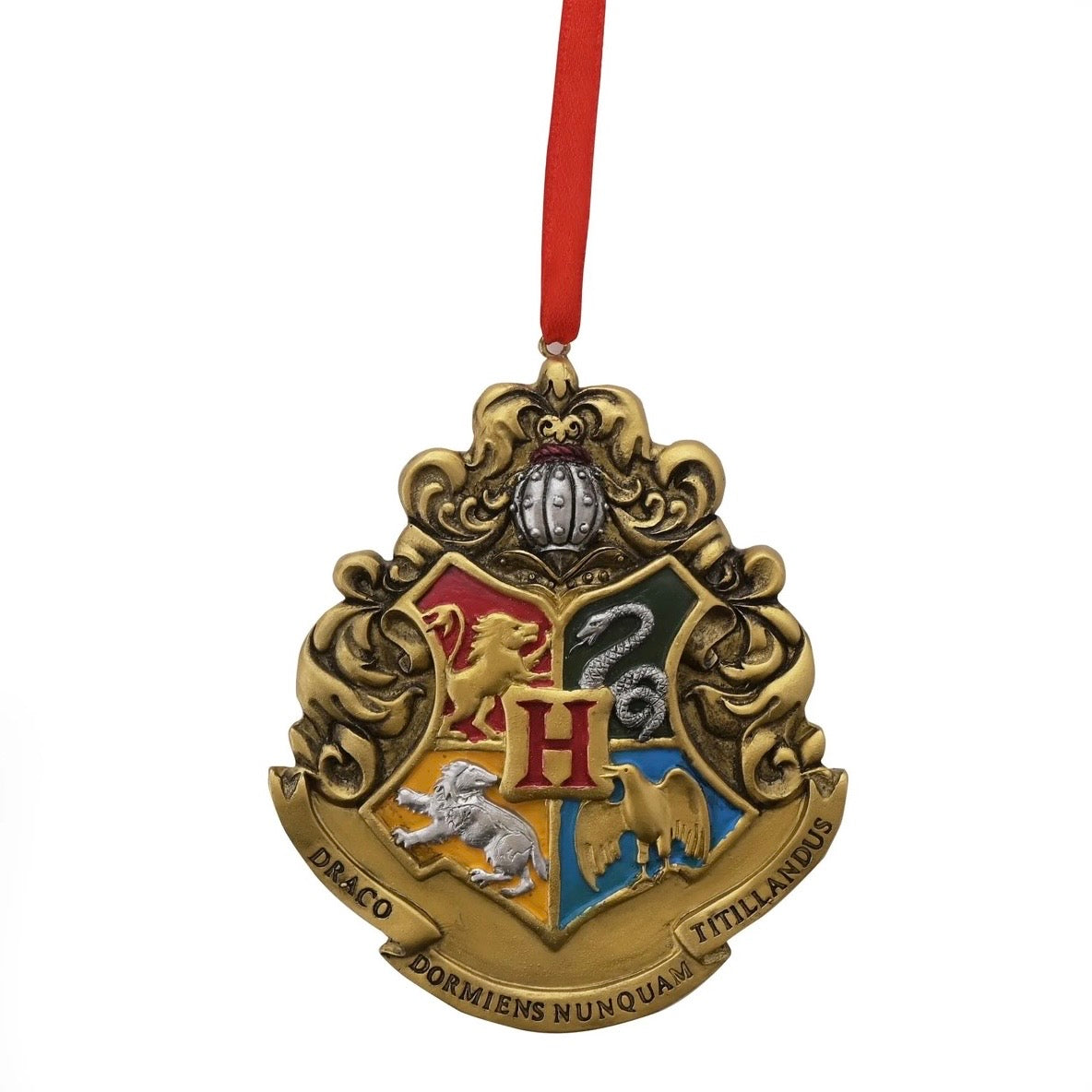Harry Potter Set of 3 Hanging Decorations, Wand, Crest & Broom