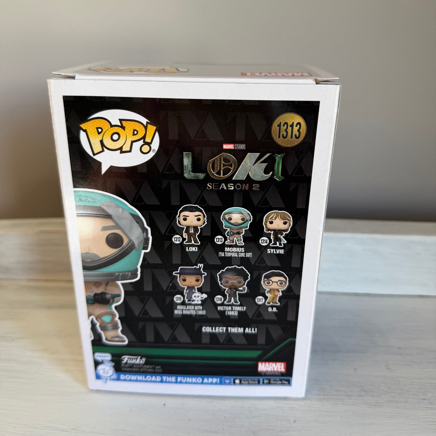 Funko Pop Marvel Loki Mobius 1313