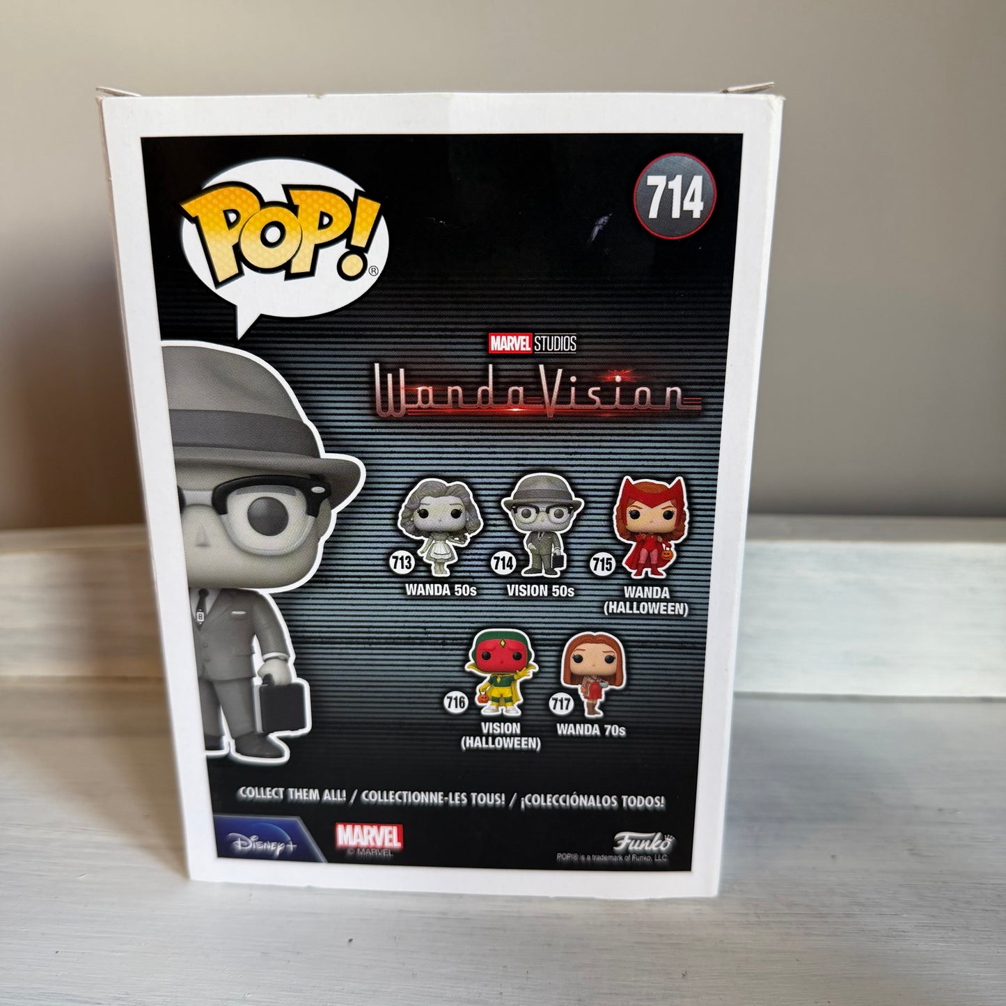 Funko Pop Marvel Vision 50s 714