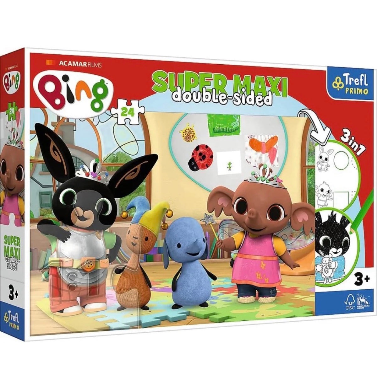 Bing Super Maxi Double Sided Puzzle