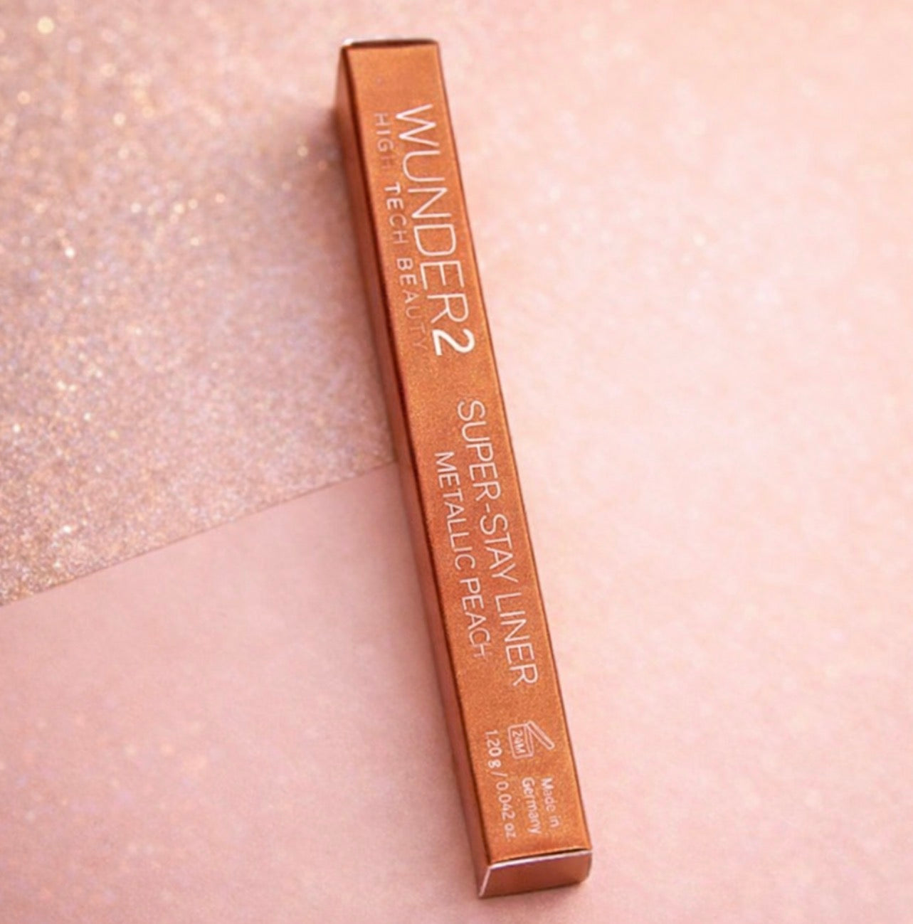 Wunder2 Super Stay Eyeliner Metallic Peach