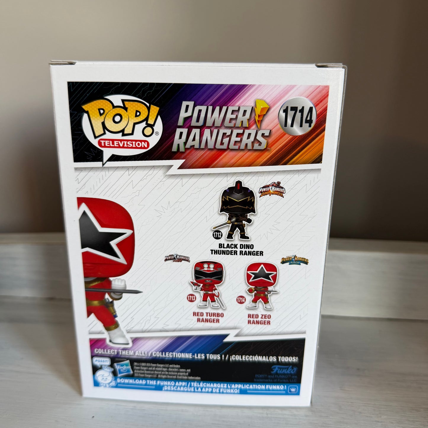 Funko Pop Power Rangers Red Zeo Ranger 1714