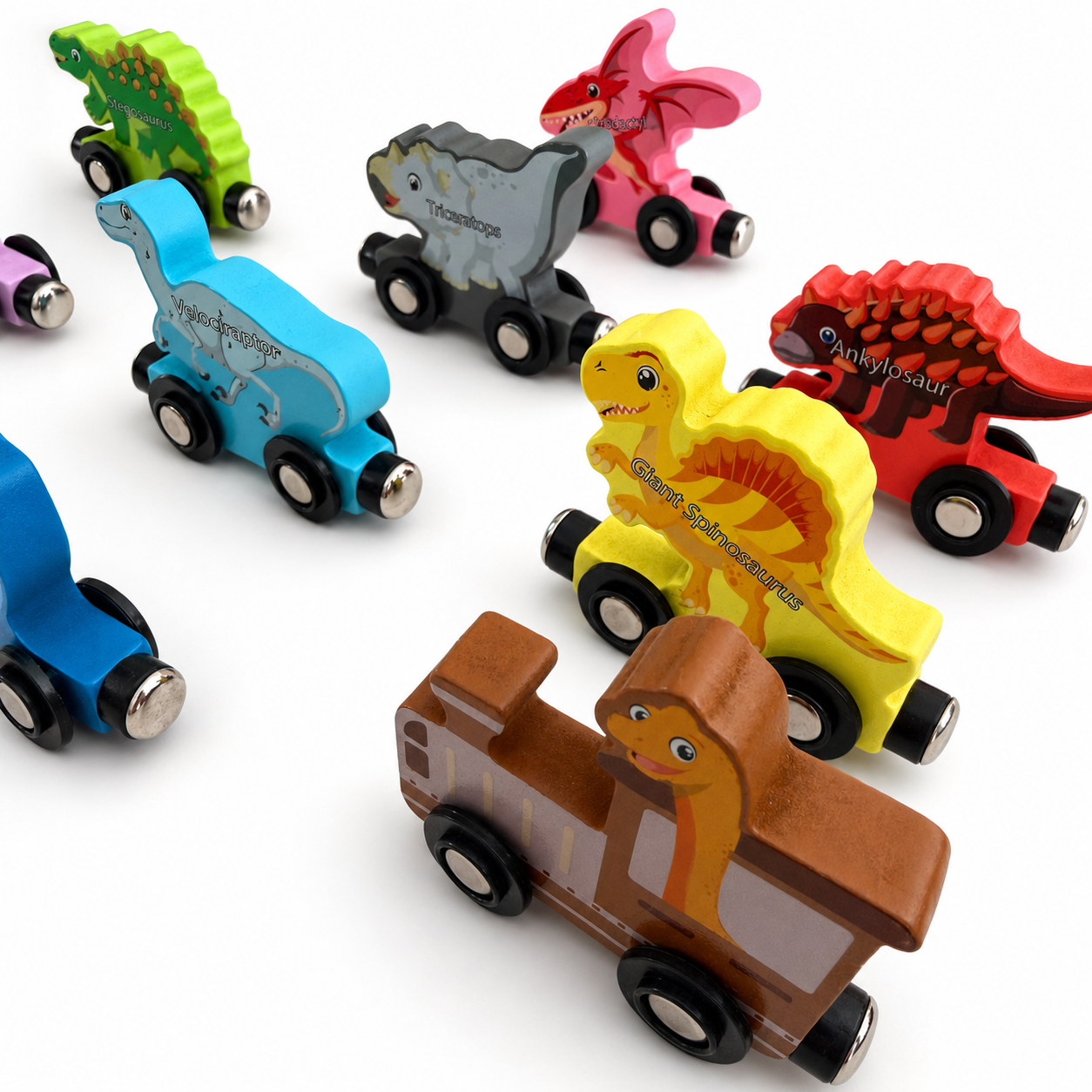 Wooden Dinosaur Train
