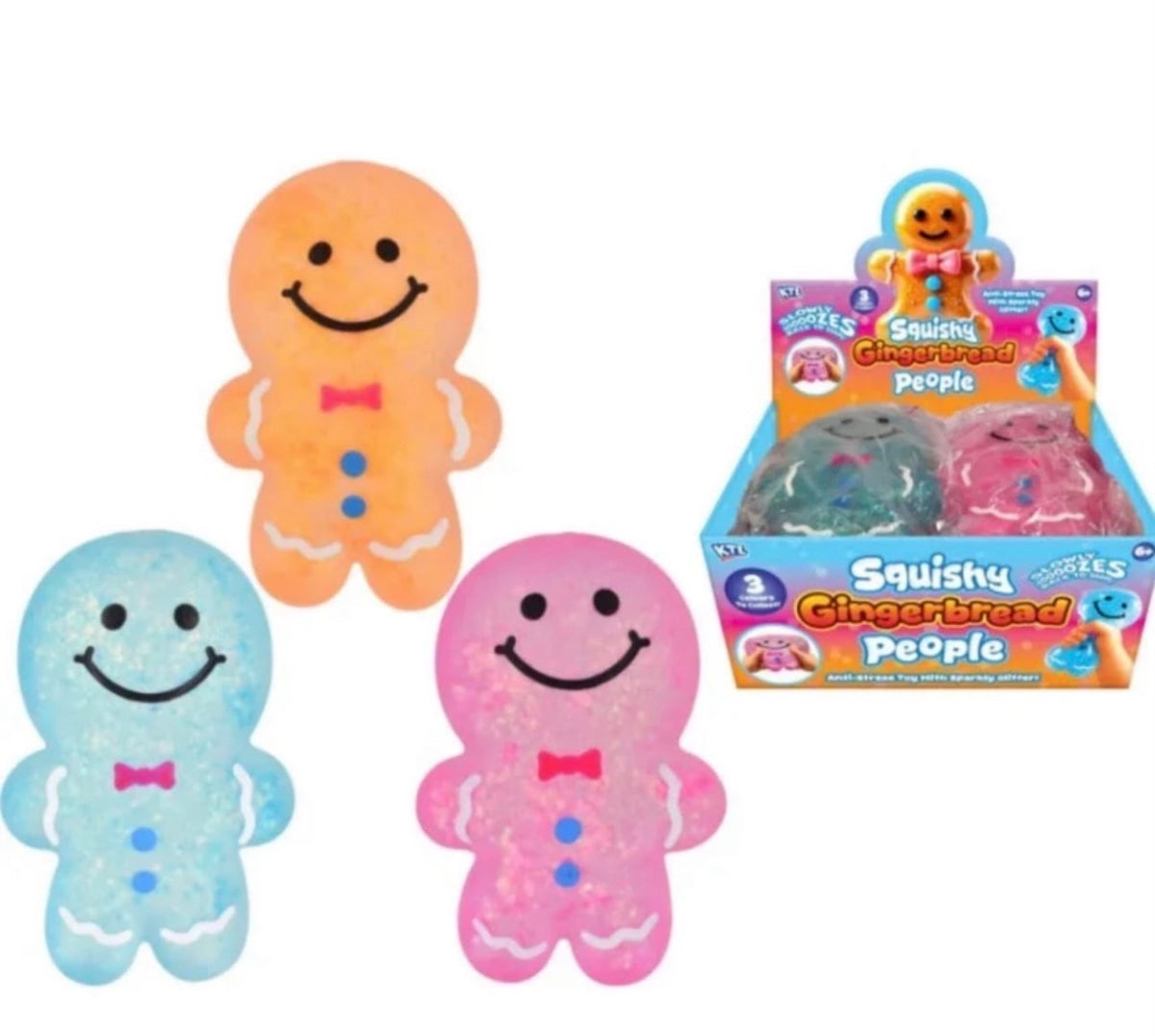 KTL Jumbo Sugar Squishy Gingerbread People - Pre Order End Of October Delivery