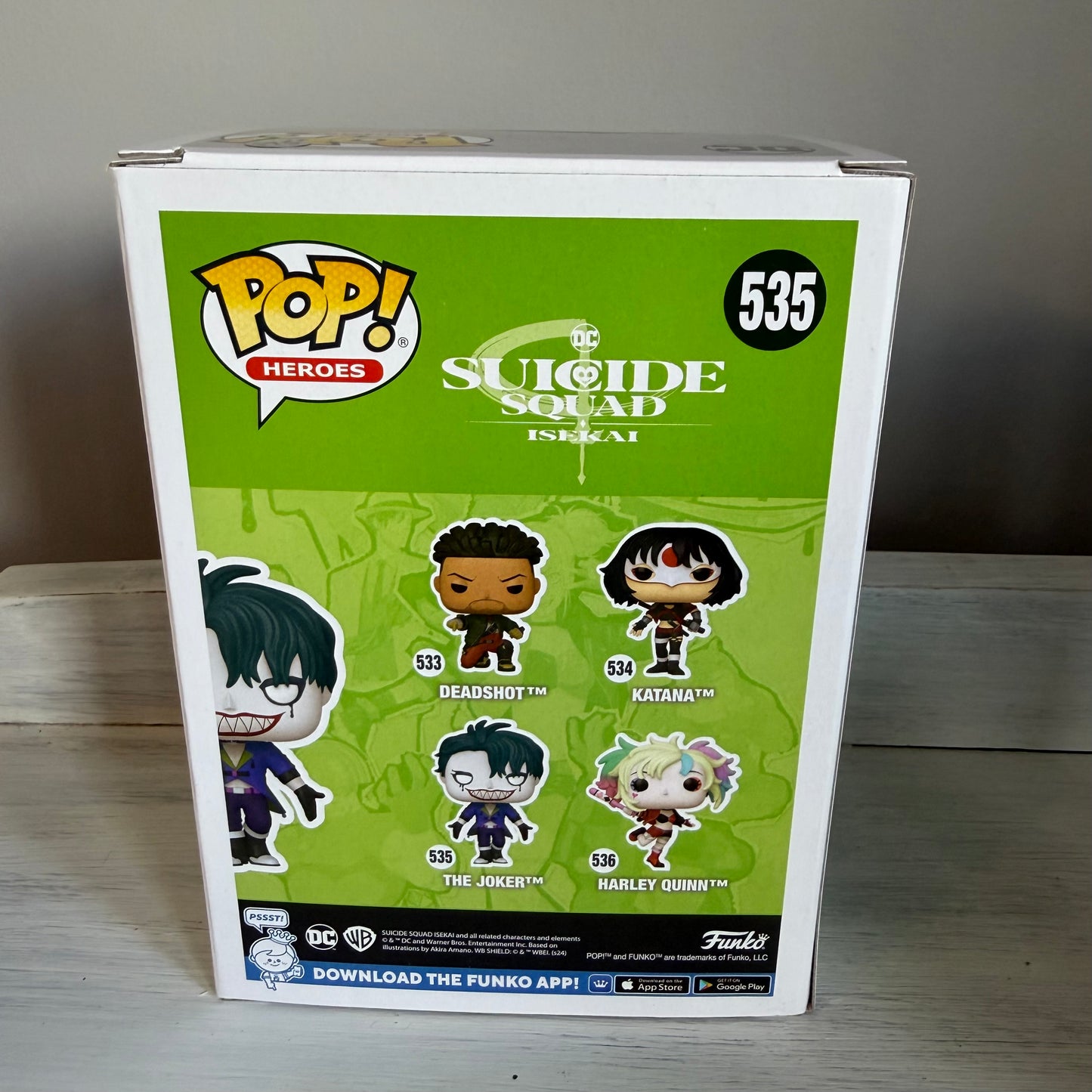 Funko Pop Dc Suicide Squad The Joker 535