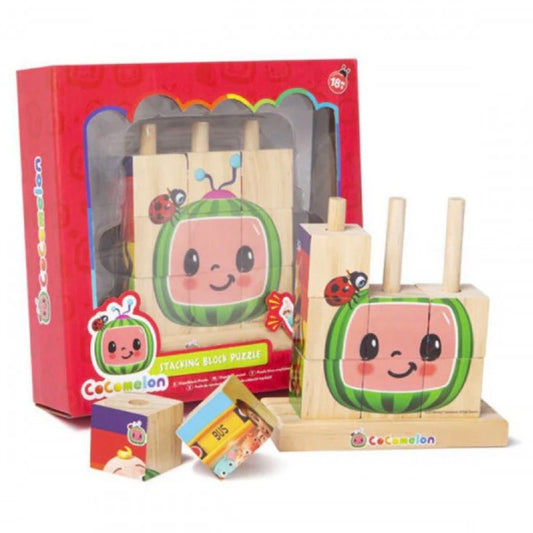 CoComelon Wooden Stacking Block Puzzle
