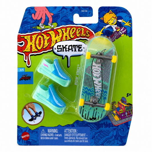 Hot Wheels Stake Tony Hawk “Riding Vibes” Fingerboard & Shoes- 3/5