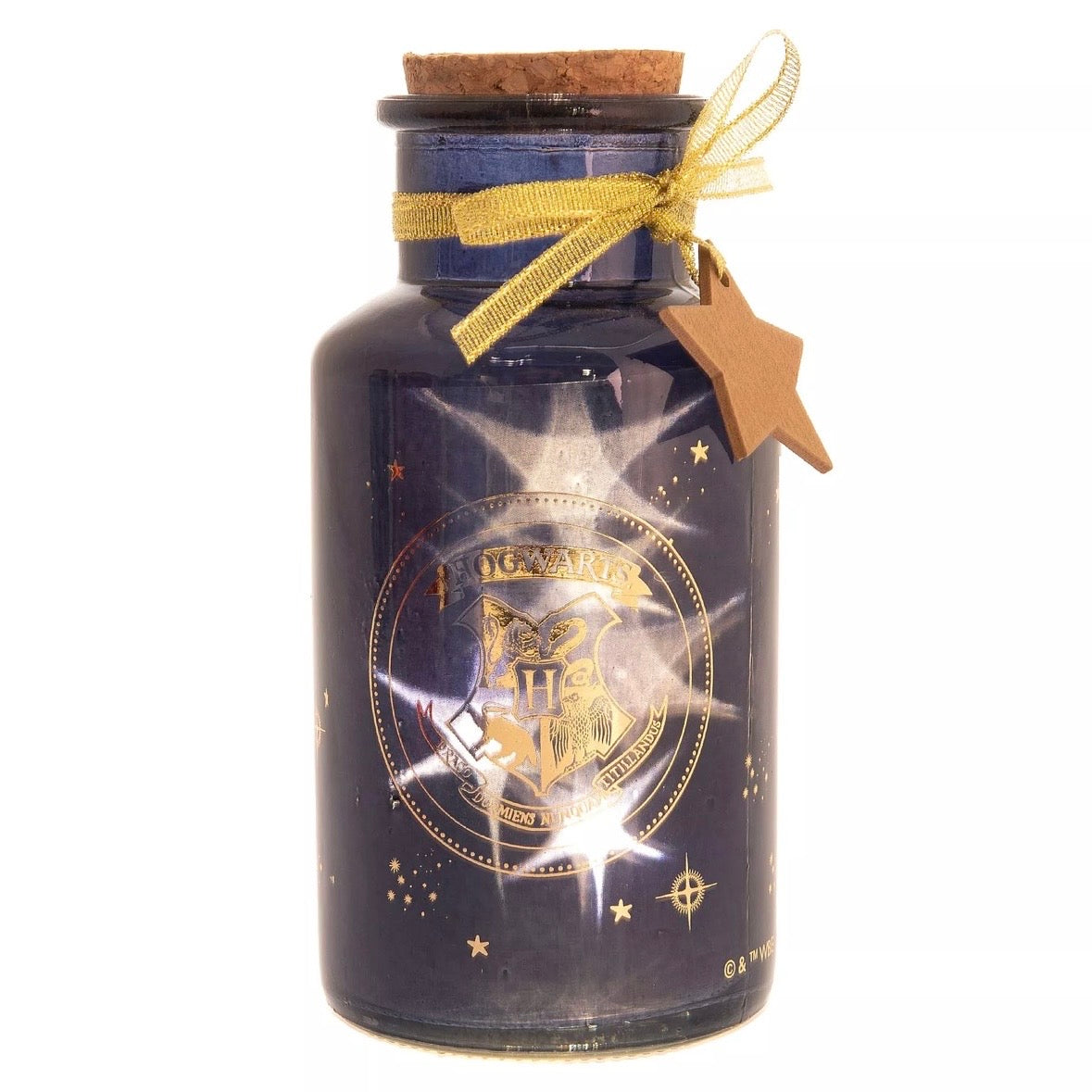 Harry Potter LED Light Up Jar Hogwarts Crest