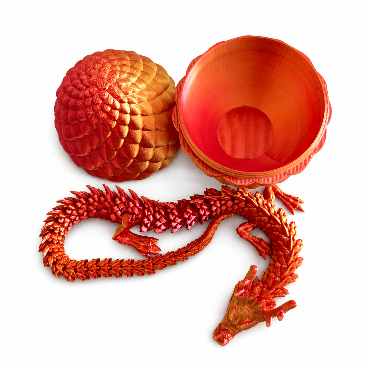 3D Dragon & Egg