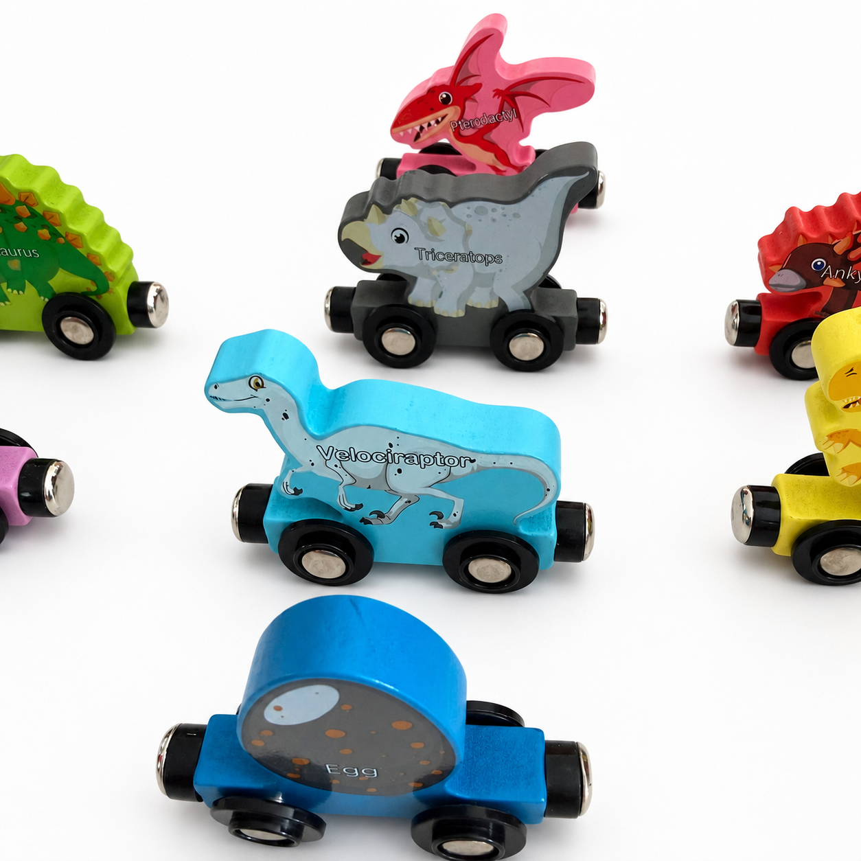 Wooden Dinosaur Train
