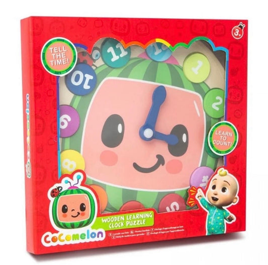 Cocomelon Wooden Learning Clock