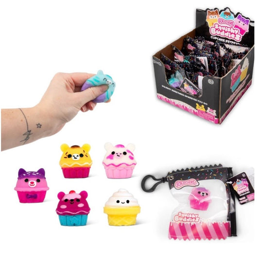 Scrunchems Buddies Cupcake Keyring