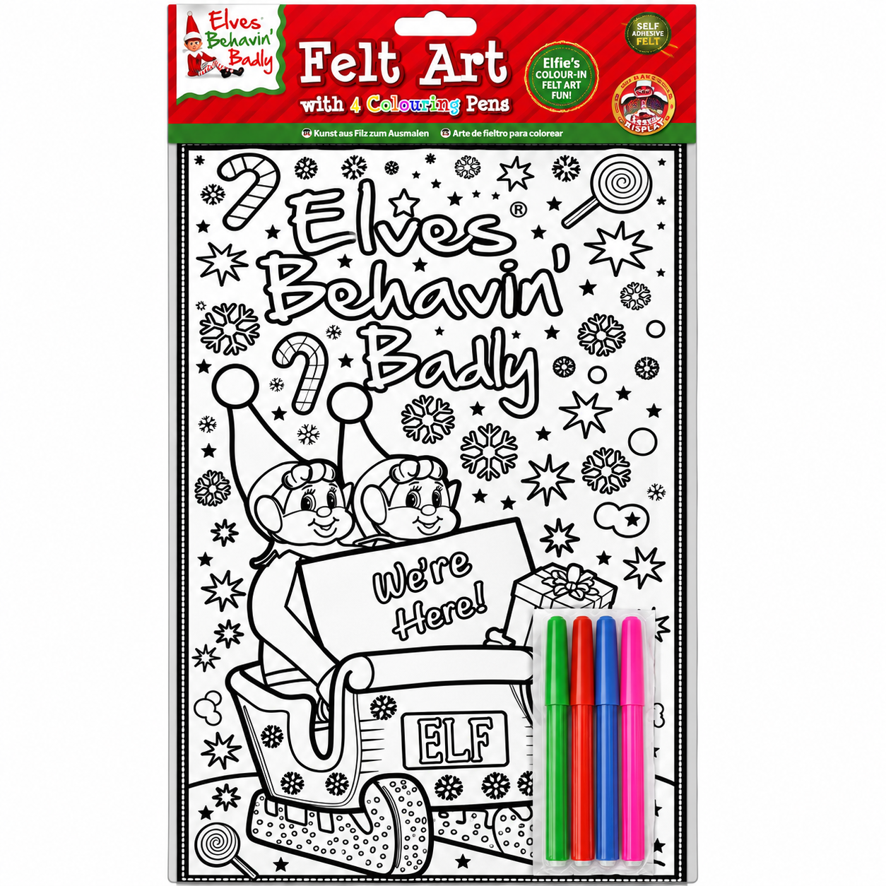 Elf On The Shelf Felt Art