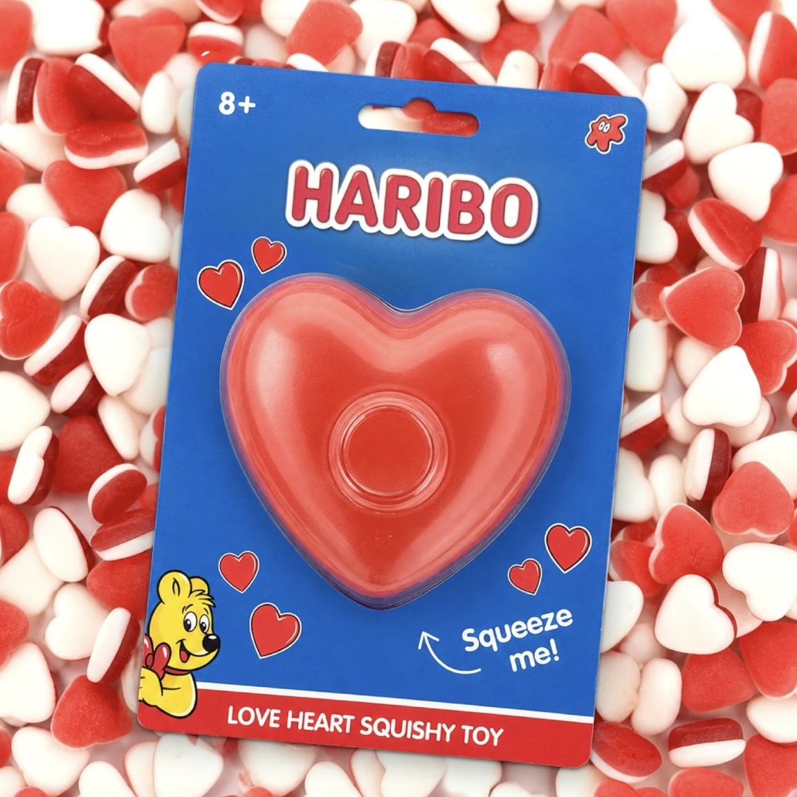 Haribo Love Heart Squishy - Pre Order December Delivery