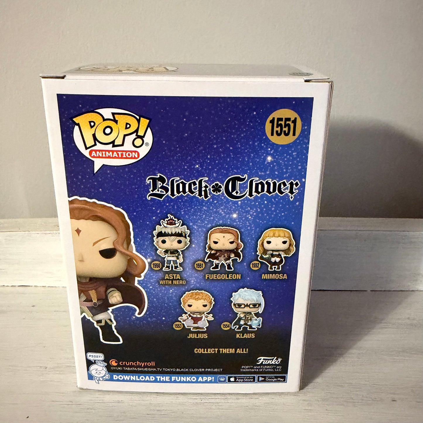 Funko Pop Black Clover Fuegoleon 1551