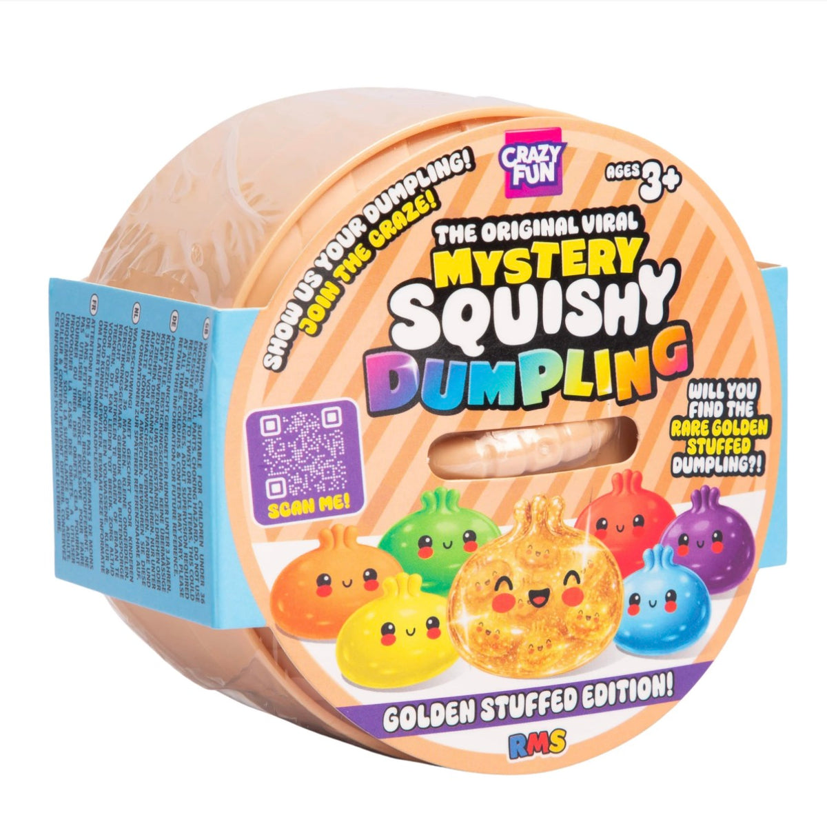RMS Golden Stuffed Edition Squishy Dumpling - Rare Golden Stuffed To Find