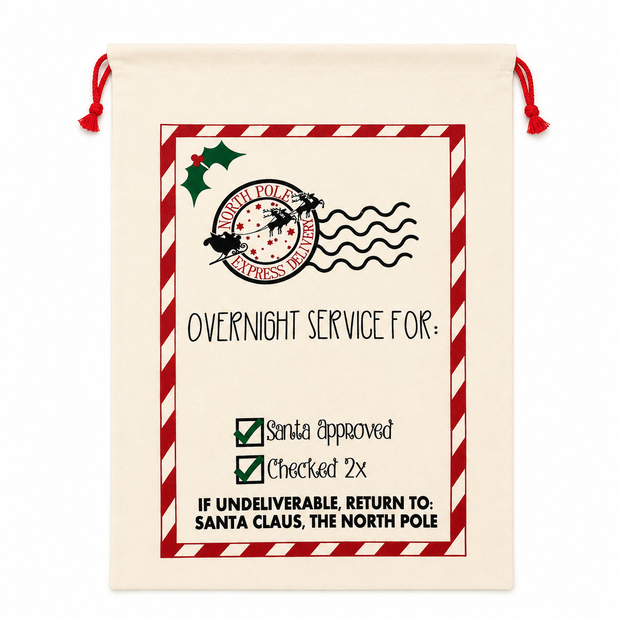 Christmas Santa Sack 75 x 45cm
