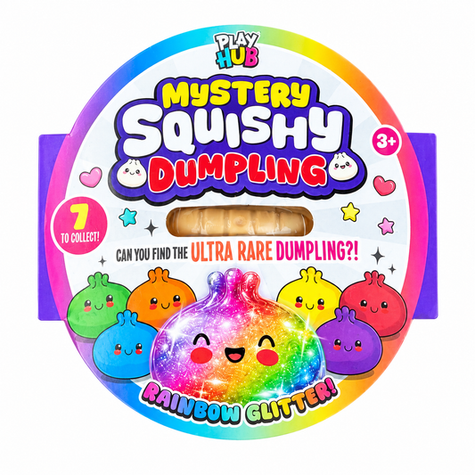 RMS Play Hub Squishy Dumpling Rare Rainbow To Find