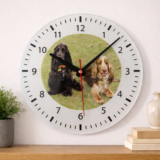 Personalised Photo Clock – Upload Your Own Picture